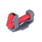 For Dyson V6 / V7 / V8 / V10 / V11 / V12 / V15 Vacuum Cleaner Switch Carabiner Holder(B Model Gray Body Red Key) - 1
