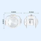 For Insta360 X4 HEPAIL AC37 Lens Anti-fog Snap-on Protective Mirror Front and Rear Lens Protectors - 3