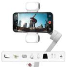 For DJI / Zhiyun Handheld Gimbal Stabilizer Fill Light Magnetic LED Photography Lamp Mobile Phone Fill Light, Model: XJ97P Dual Lamp + Clips Set - 1