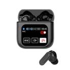 1.9 Inch TFT Full-Color Touchscreen Wireless 5.4 Earbuds ANC+ENC Noise Reduction In-Ear Sports Earphones(Black) - 1