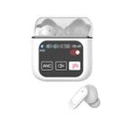 1.9 Inch TFT Full-Color Touchscreen Wireless 5.4 Earbuds ANC+ENC Noise Reduction In-Ear Sports Earphones(White) - 1