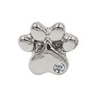 Smart Watch Universal Cats Paw Shape Band Decorative Ring Metal Accessories(Silver) - 1