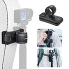 AMagisn Selfie Stick Hanger Action Camera Backpack Quick Attachment for Insta360 / DJI / GoPro(Black) - 1