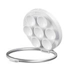 TELESIN MagSafe Suction Cup Mobile Phone Holder Mirror Glass Selfie Mount Portable Silicone Ring Holder(White) - 1
