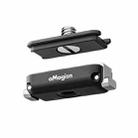 aMagisn Mini Quick Release Mount for Sports Cameras, Spec: 1/4 Inch Base + 1/4 Inch Cover - 1