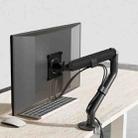 For 15-32 Inch Monitor Bracket Adjustable Gas Spring Computer Screen Desk Mount Stand(Black) - 1