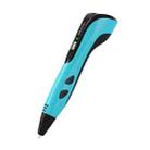 3D Printing Pen Kids Education Drawing DIY Doodle Stereoscopic Drawing 3D Pen(Blue) - 1
