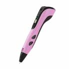 3D Printing Pen Kids Education Drawing DIY Doodle Stereoscopic Drawing 3D Pen(Pink) - 1