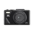 W1 5K HD Digital Camera 75MP 18X Digital Zoom WiFi Video Recorder With Flip Screen(Black) - 1