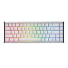 Ajazz ALUX68 MAX RGB Single Wired DIY Magnetic Shaft Mechanical Keyboard, Color: White - 1