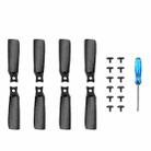 For DJI Flip BRDRC 2pairs Propellers Drone 4022F Colored Blades(Black) - 1