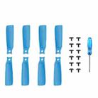 For DJI Flip BRDRC 2pairs Propellers Drone 4022F Colored Blades(Blue) - 1