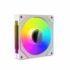 Prism 4RRO Computer Case Fan 12cm ARGB Sync PWM Quiet Cooling Fan(Reverse White Frame) - 1