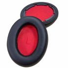 For 1MORE SonoFlow SE / HC905 Headphone 1pair Earpad Ear Cushion(Black Red) - 1