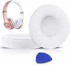 For Beats Solo3 / Solo2 Headphones Ear Pads Sponge Cover, Spec: Wireless White - 1
