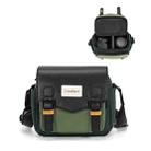 Cwatcun D99 Small Shoulder Camera Bag Multi-functional Casual Color Clash Lightweight Storage Bag - 1