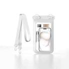 Cell Phone Waterproof Bag IPX8 30m Waterproof Touch Screen Phone Case Sports Outdoor Waterproof Bag, Color: Without Armband ( White ) - 1