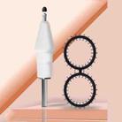 For Xiaomi Smart Pen 2nd Gen Replacement Tip Damped Needle-tip Pen Nib With 2 Circles Pen Tip Cap White - 1