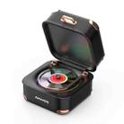 AVWOO A17 Mini Colorful Light Retro Gramophone Bluetooth Speaker(Black) - 1