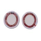 For Beats Solo 4 1pair Headphone Leather Cover Earmuffs Sponge Cover(White) - 3