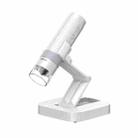 Portable 200W Pixel 1000X HD Wireless Digital Microscope(White With Holder) - 1