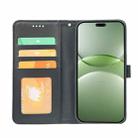 For Nokia 235 4G (2024) Phone Case Wallet with Magnetic Closure, Stand Feature & Checkered Print PU Leather Cover(Black) - 3