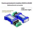 DTECH RS232 To RS485 Bi-Directional Converter With Surge & Transient Protection - Opto-Isolated Passive Interface - 2