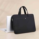 14-14.6inch Universal Laptop Bag Briefcase Women Multifunctional Shockproof Computer Bag, Color: Black - 1