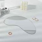 27x12cm Crescent Acrylic Mirror Reflective Tray Display Jewelry Photo Props Photography Background Decoration - 1