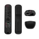 Remote Control Anti-Fall Silicone Protective Cover For LG AN-MR21 / 22 / 23 / 24 (GC/N/GA)(Black) - 1