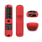 Remote Control Anti-Fall Silicone Protective Cover For LG AN-MR21 / 22 / 23 / 24 (GC/N/GA)(Red) - 1