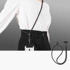 Crossbody Adjustable Phone Lanyard With Self-Locking 360-Degree Rotatable Anti-Tangle Design & TPU Clip Black - 1