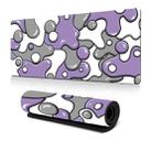 Abstract Fluid Color Blending Mouse Pad Non-Slip Rubber Desk Mat For Office, Gaming 300x800x3mm(No.3) - 1