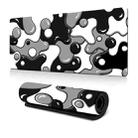 Abstract Fluid Color Blending Mouse Pad Non-Slip Rubber Desk Mat For Office, Gaming 400x900x2mm(No.2) - 1