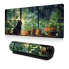 Frog Mouse Pad Cute Green Desk Mat With Non-Slip Rubber Base  For Computer Laptop 400x900x2mm(Pattern 4) - 1