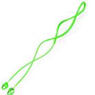 For Samsung Galaxy Buds2 Pro Bluetooth Earphone Silicone Anti-Lost Rope(Luminous Green) - 1
