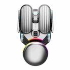 IMICE T800 Rechargeable Bluetooth Dual Mode Wireless Gaming Mice RGB Lighting Plating Mouse(Black) - 1