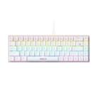 iMICE GK-690 Type-C Wired Mechanical Keyboard(White) - 1