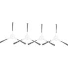 4pcs Side Brush For Xiaomi Robot Vacuum X20 Max / D109GL Parts - 1