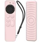 For Apple TV Siri Remote 2 / 3 AhaStyle PT167 Remote Control Silicone Protective Case(Pink) - 1