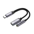 VegGieg Type-C To 3.5mm Female+PD Fast Charging Earphone Adapter Cable With Audio Cell Phone Convertor - 1