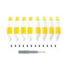 For DJI Mini 3 Drone 8pcs /Set 6030F Propeller Blades Low Noise Wings With Screwdrivers, Color: Yellow  - 1