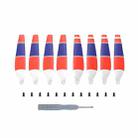 For DJI Mini 3 Drone 8pcs /Set 6030F Propeller Blades Low Noise Wings With Screwdrivers, Color: Tricolor - 1