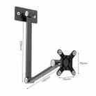 Rotating Aluminum Portable Monitor Stand Tablet Universal Folding Lifting Desktop Holder(Wall Mount Space Gray) - 2