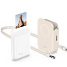 TELESIN Portable Instant Photo Printer With Magnetic Bag & Self-Adhesive Photo Paper For Travel & Memories(White) - 1