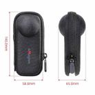 For Insta360 X5 Camera aMagisn Storage Bag Hard Shell Protective Case with Carabiner Clip - 3