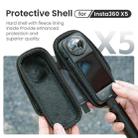 For Insta360 X5 Camera aMagisn Storage Bag Hard Shell Protective Case with Carabiner Clip - 4