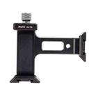 XILETU  XJ-T8 Metal Phone Holder Clamp With Cold Shoe 1/4-inch Screw Hole & Arca-Swiss Compatible Base(Black) - 1