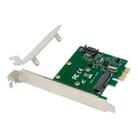 SUNWEIT ST58 PCIe X1 ASM1061 Single Port MSATA 6Gbps SSD Disk Storage Expansion Card - 1