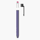 For Apple Pencil USB-C AhaStyle PT180-K Stylus Retro Anti-slip Protection Case(Dark Blue) - 1